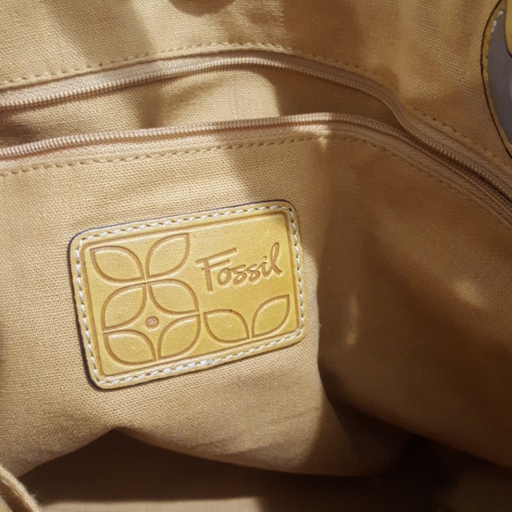 Unique golden leather bag